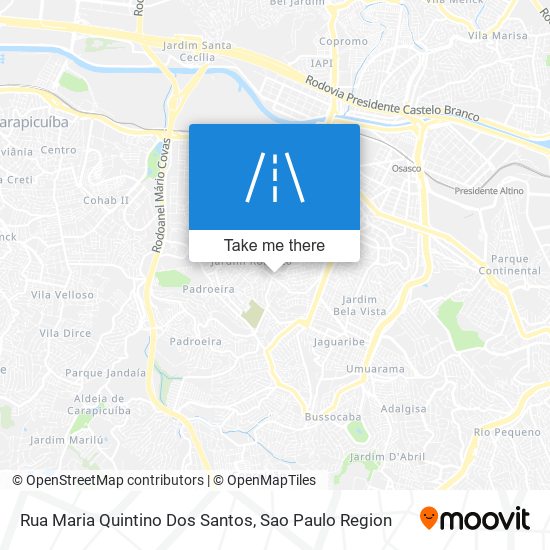 Rua Maria Quintino Dos Santos map