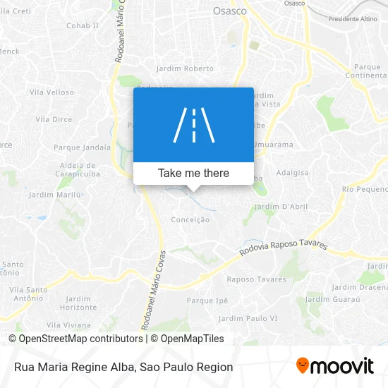 Rua Maria Regine Alba map