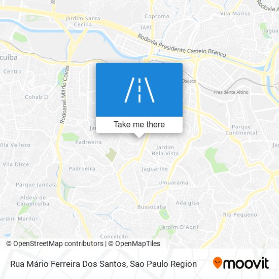 Rua Mário Ferreira Dos Santos map