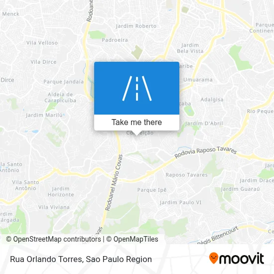 Rua Orlando Torres map