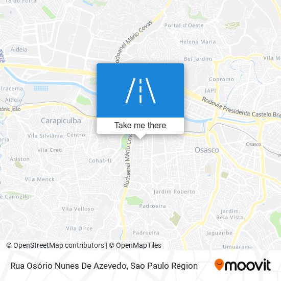 Rua Osório Nunes De Azevedo map