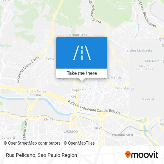 Rua Pelicano map