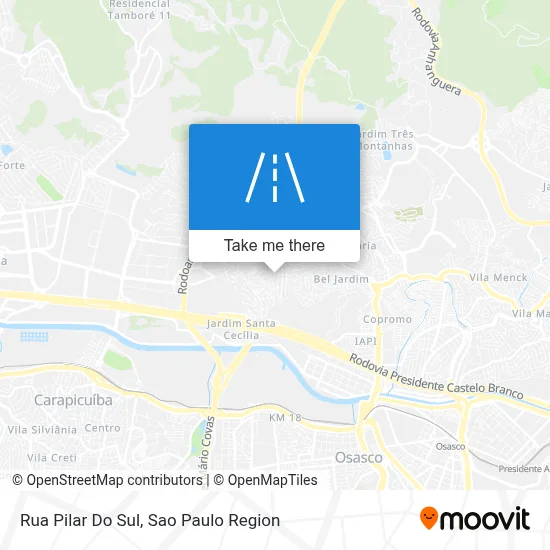 Rua Pilar Do Sul map