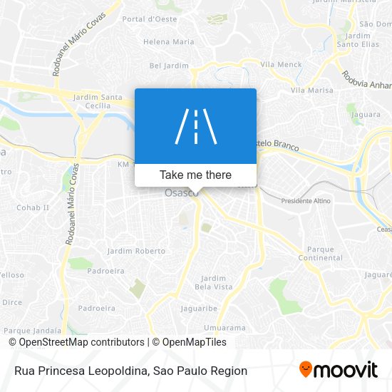 Rua Princesa Leopoldina map