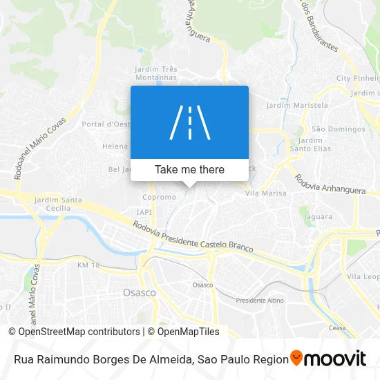 Rua Raimundo Borges De Almeida map