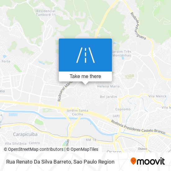 Rua Renato Da Silva Barreto map