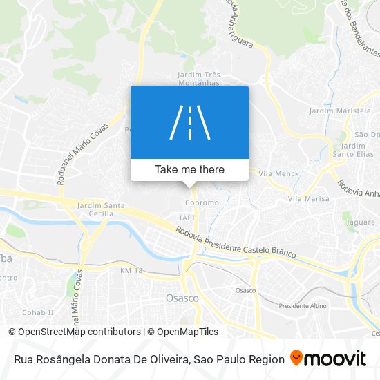 Rua Rosângela Donata De Oliveira map