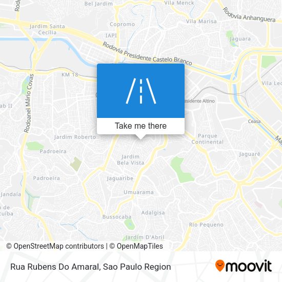 Rua Rubens Do Amaral map