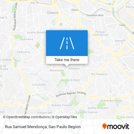 Rua Samuel Mendonça map