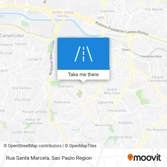 Rua Santa Marcela map