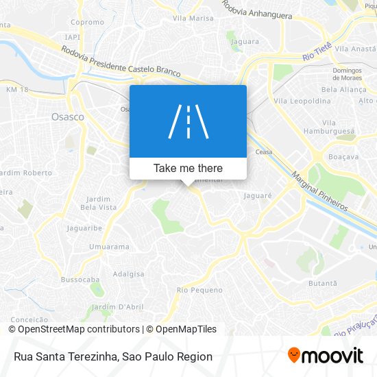 Mapa Rua Santa Terezinha