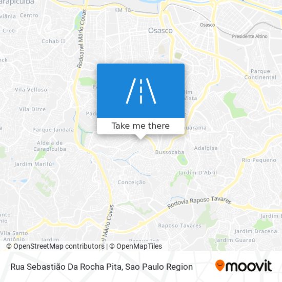 Rua Sebastião Da Rocha Pita map