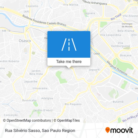 Rua Silvério Sasso map
