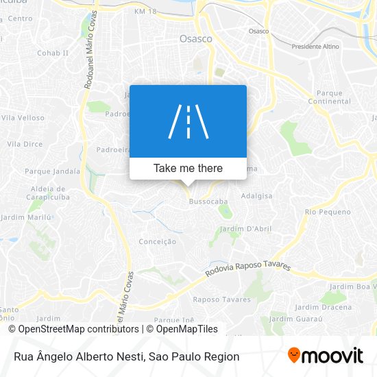 Rua Ângelo Alberto Nesti map