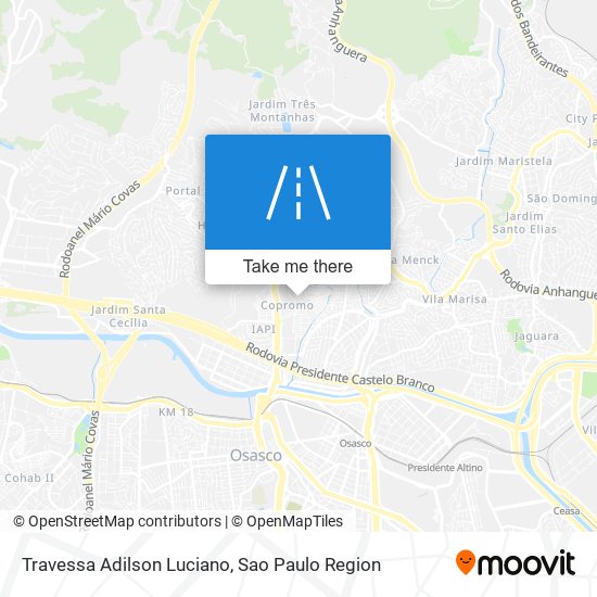 Mapa Travessa Adilson Luciano