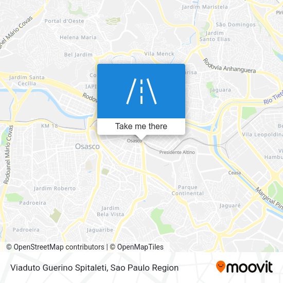 Viaduto Guerino Spitaleti map