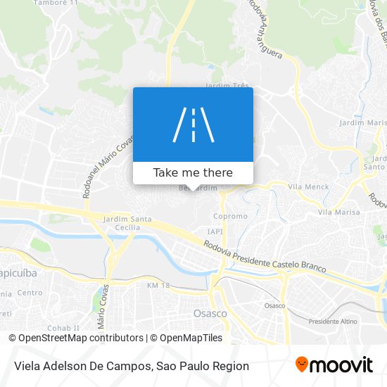 Viela Adelson De Campos map