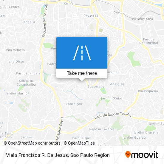 Viela Francisca R. De Jesus map