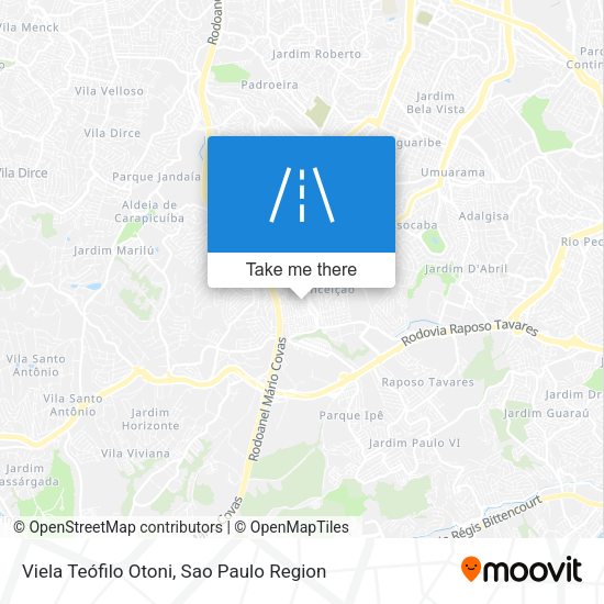Viela Teófilo Otoni map