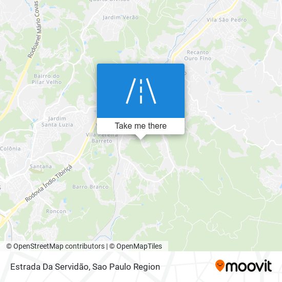 Estrada Da Servidão map