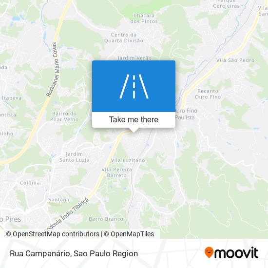 Rua Campanário map