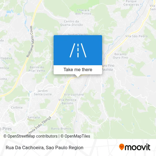 Rua Da Cachoeira map