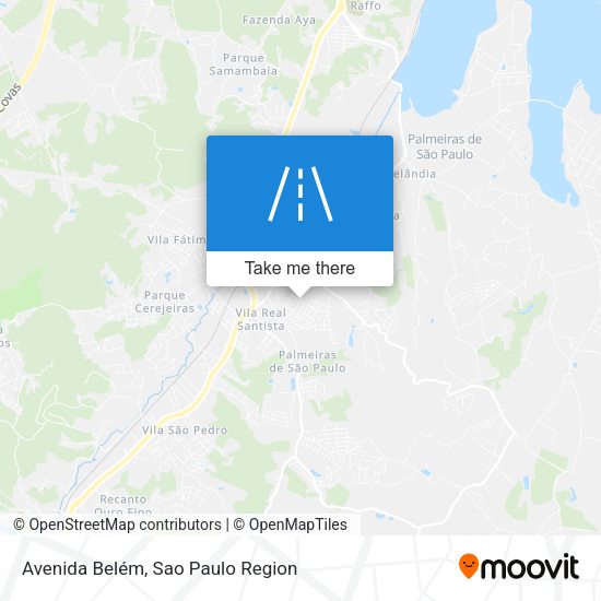 Avenida Belém map