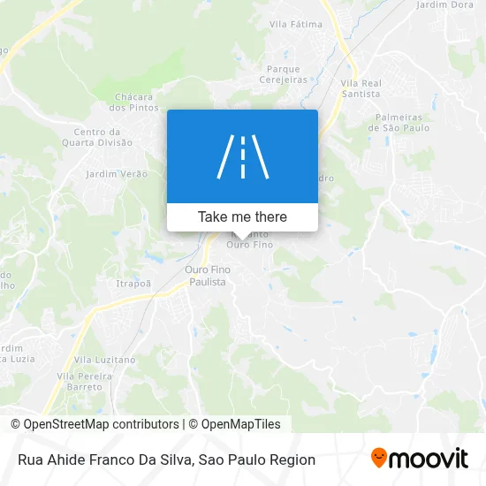Rua Ahide Franco Da Silva map