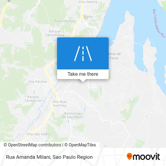 Rua Amanda Milani map