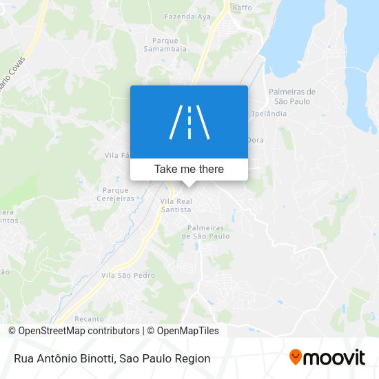Rua Antônio Binotti map