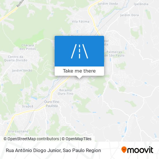 Rua Antônio Diogo Junior map