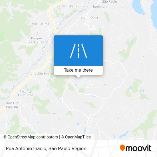 Rua Antônio Inácio map
