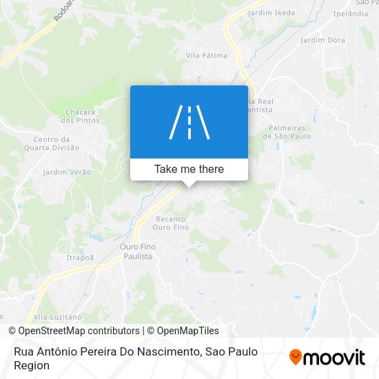 Rua Antônio Pereira Do Nascimento map