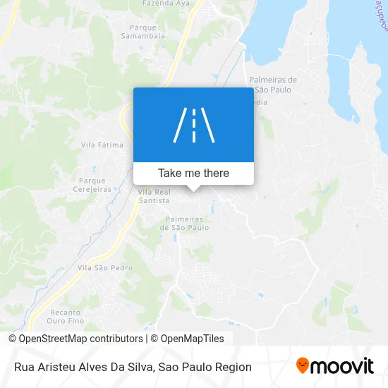 Rua Aristeu Alves Da Silva map