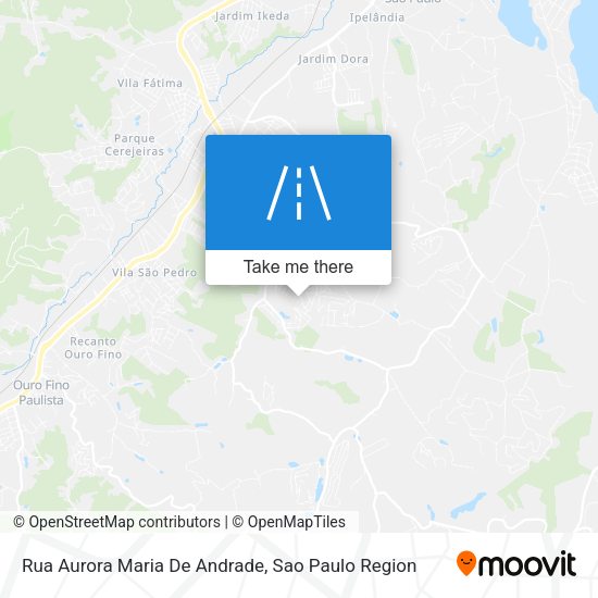 Rua Aurora Maria De Andrade map
