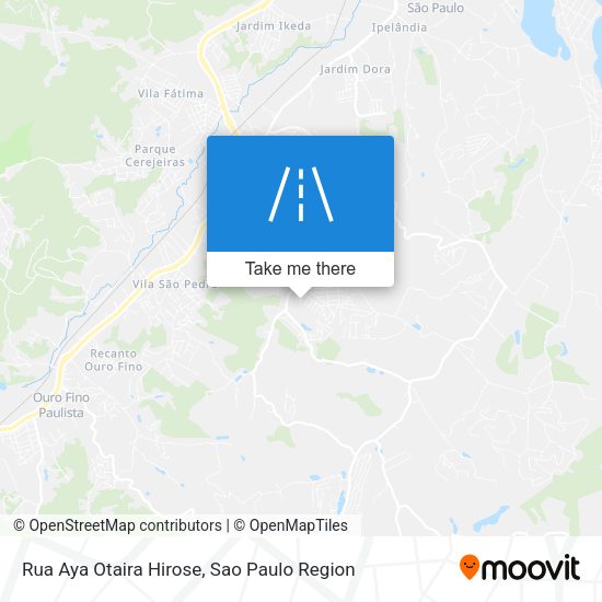 Rua Aya Otaira Hirose map