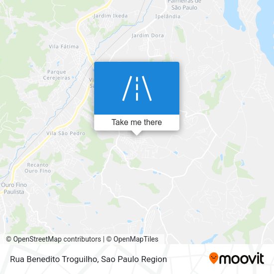 Rua Benedito Troguilho map