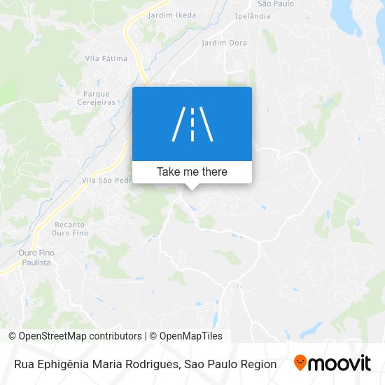 Rua Ephigênia Maria Rodrigues map