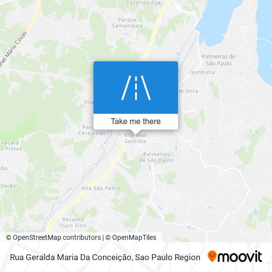 Mapa Rua Geralda Maria Da Conceição