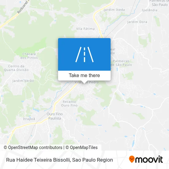 Rua Haidee Teixeira Bissolli map