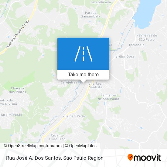 Rua José A. Dos Santos map
