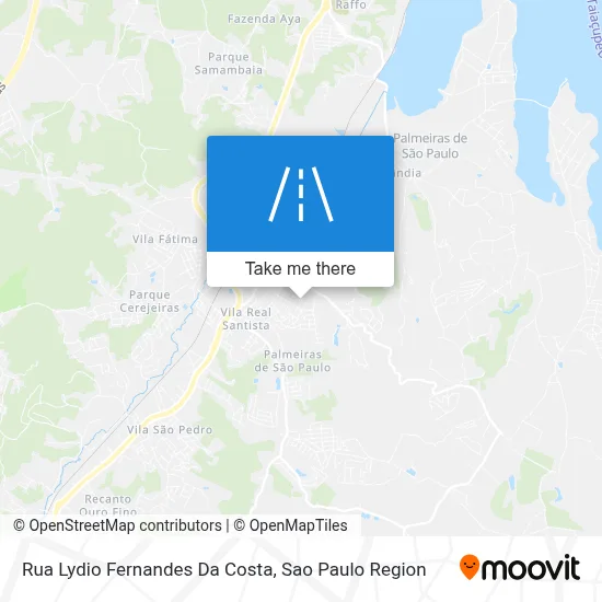 Rua Lydio Fernandes Da Costa map