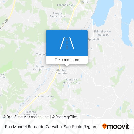 Rua Manoel Bernardo Carvalho map