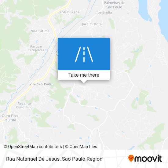 Rua Natanael De Jesus map