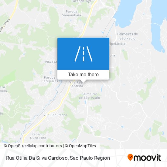 Rua Otília Da Silva Cardoso map