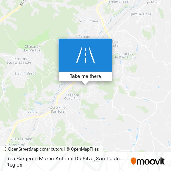 Rua Sargento Marco Antônio Da Silva map