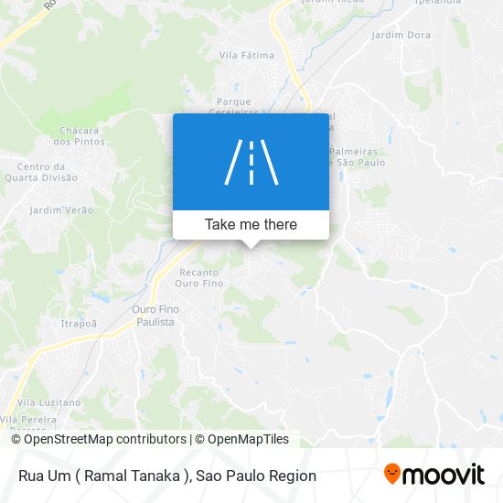 Rua Um ( Ramal Tanaka ) map