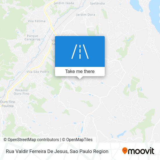 Rua Valdir Ferreira De Jesus map
