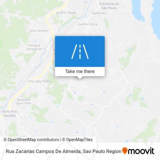 Rua Zacarias Campos De Almeida map