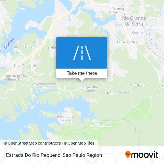 Estrada Do Rio Pequeno map